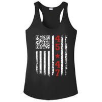 Funny Qr President Trump Dance Code Ladies PosiCharge Competitor Racerback Tank