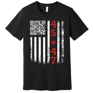 Funny Qr President Trump Dance Code Premium T-Shirt