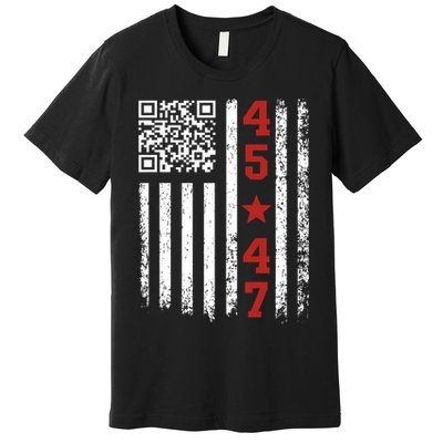 Funny Qr President Trump Dance Code Premium T-Shirt