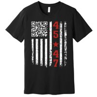 Funny Qr President Trump Dance Code Premium T-Shirt