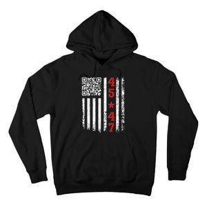 Funny Qr President Trump Dance Code Tall Hoodie