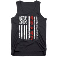 Funny Qr President Trump Dance Code Tank Top