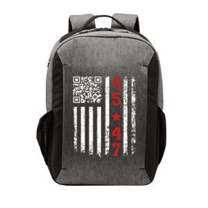 Funny Qr President Trump Dance Code Vector Backpack