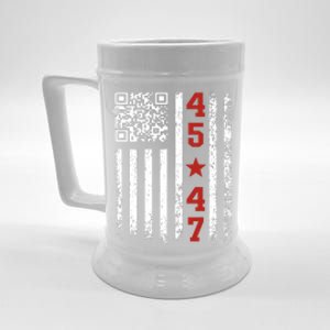 Funny Qr President Trump Dance Code Beer Stein