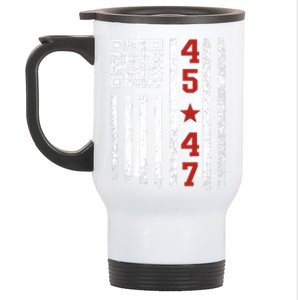 Funny Qr President Trump Dance Code Stainless Steel Travel Mug