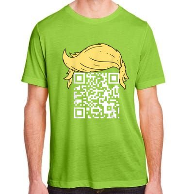 Funny Qr President Trump Dance Code Adult ChromaSoft Performance T-Shirt