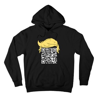 Funny Qr President Trump Dance Code Hoodie