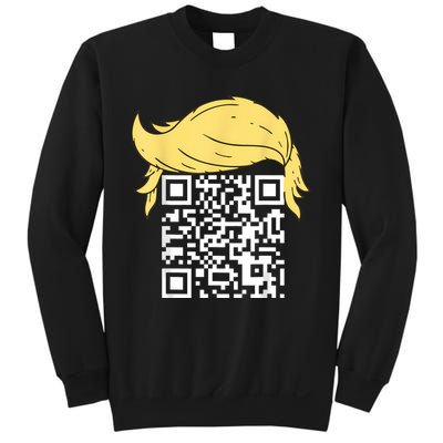 Funny Qr President Trump Dance Code Sweatshirt