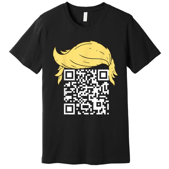 Funny Qr President Trump Dance Code Premium T-Shirt