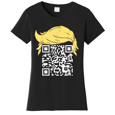 Funny Qr President Trump Dance Code Women's T-Shirt