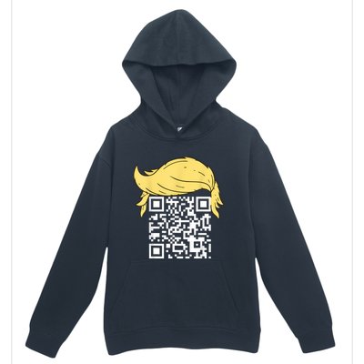 Funny Qr President Trump Dance Code Urban Pullover Hoodie