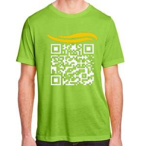 Funny Qr President Trump Dance Code Gift Adult ChromaSoft Performance T-Shirt