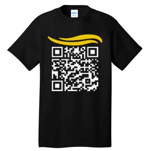 Funny Qr President Trump Dance Code Gift Tall T-Shirt