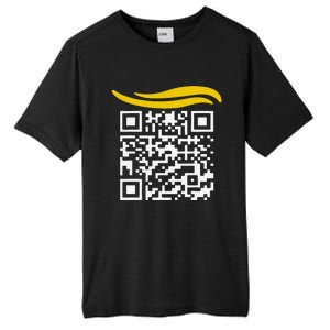 Funny Qr President Trump Dance Code Gift Tall Fusion ChromaSoft Performance T-Shirt