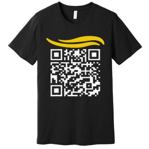 Funny Qr President Trump Dance Code Gift Premium T-Shirt