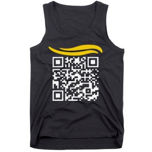 Funny Qr President Trump Dance Code Gift Tank Top