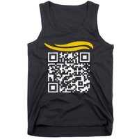 Funny Qr President Trump Dance Code Gift Tank Top