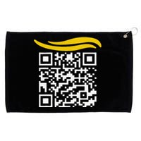 Funny Qr President Trump Dance Code Gift Grommeted Golf Towel