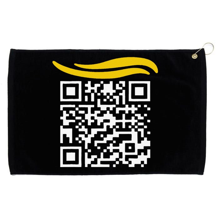 Funny Qr President Trump Dance Code Gift Grommeted Golf Towel