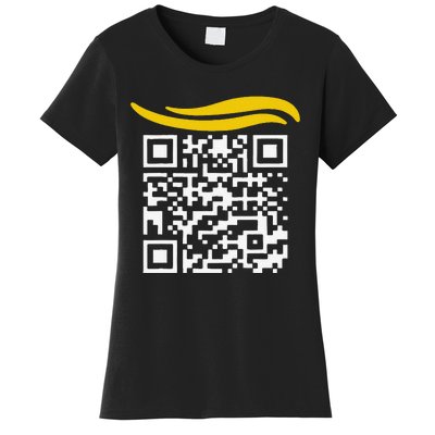 Funny Qr President Trump Dance Code Gift Women's T-Shirt