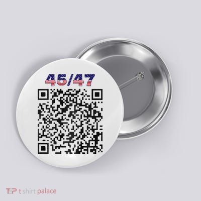 Funny Qr President Trump 4547 Trump Dancing Code Button