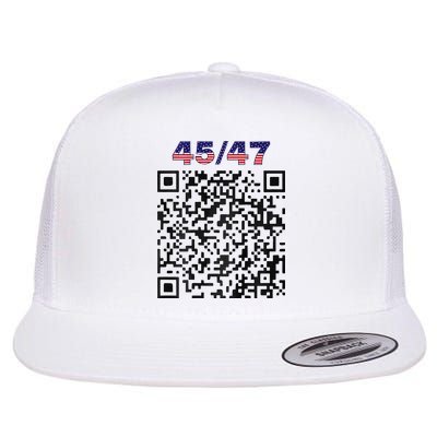 Funny Qr President Trump 4547 Trump Dancing Code Flatbill Hat