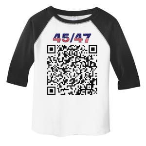 Funny Qr President Trump 4547 Trump Dancing Code Toddler Fine Jersey T-Shirt