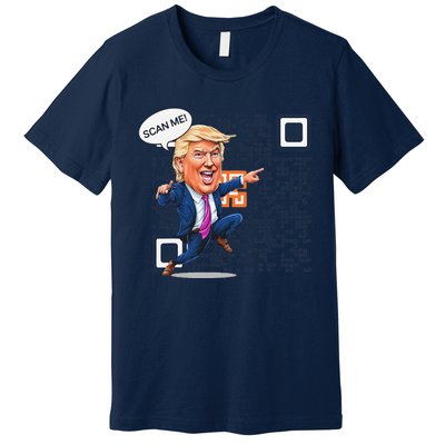 Funny Qr President Trump Dance Code 4547 Maga Trump 2024 Premium T-Shirt