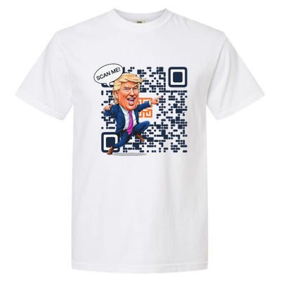 Funny Qr President Trump Dance Code 4547 Maga Trump 2024 Garment-Dyed Heavyweight T-Shirt