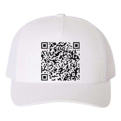 Funny Qr President Trump 4547 Trump Dancing Code Yupoong Adult 5-Panel Trucker Hat