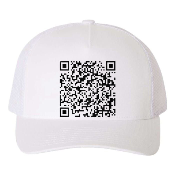 Funny Qr President Trump 4547 Trump Dancing Code Yupoong Adult 5-Panel Trucker Hat