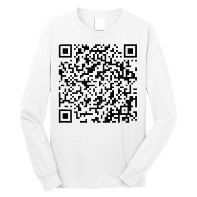 Funny Qr President Trump 4547 Trump Dancing Code Long Sleeve Shirt