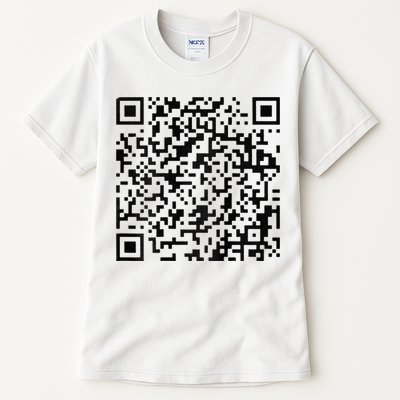Funny Qr President Trump 4547 Trump Dancing Code Tall T-Shirt