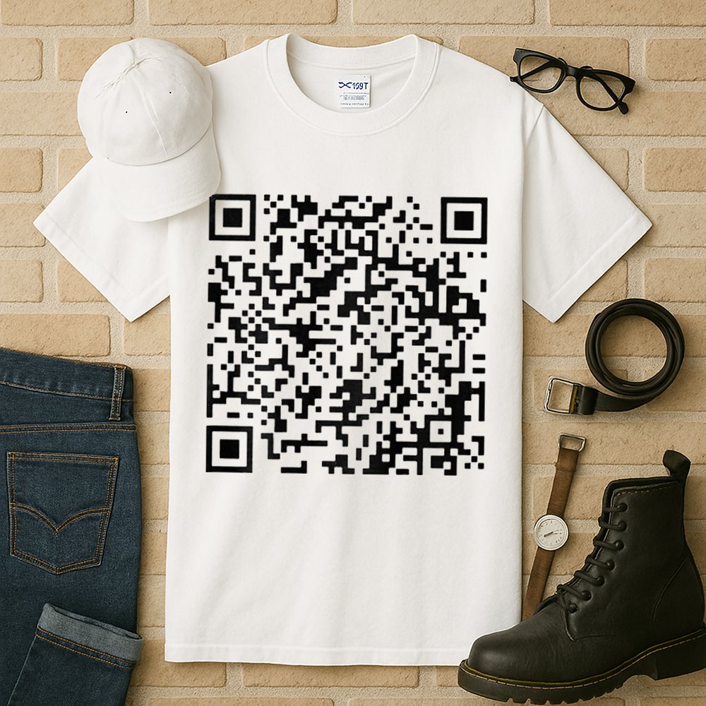 Funny Qr President Trump 4547 Trump Dancing Code Tall T-Shirt
