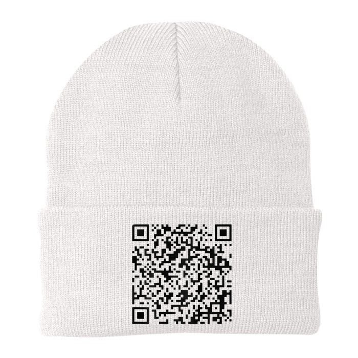 Funny Qr President Trump 4547 Trump Dancing Code Knit Cap Winter Beanie