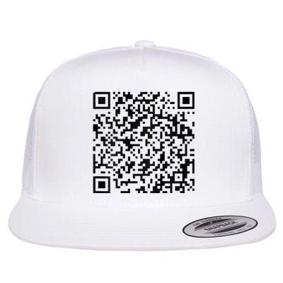 Funny Qr President Trump 4547 Trump Dancing Code Flat Bill Trucker Hat