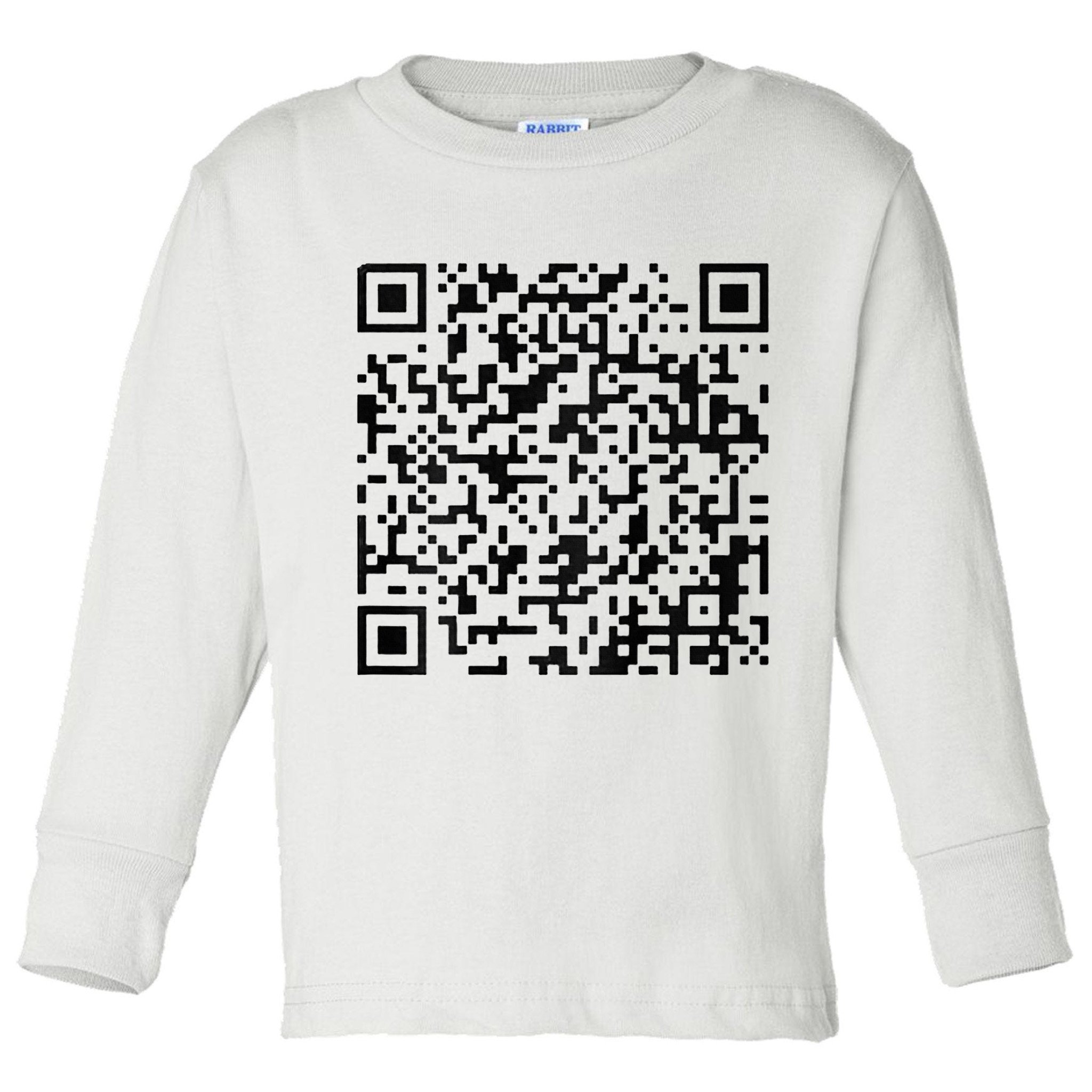 Funny Qr President Trump 4547 Trump Dancing Code Toddler Long Sleeve Shirt