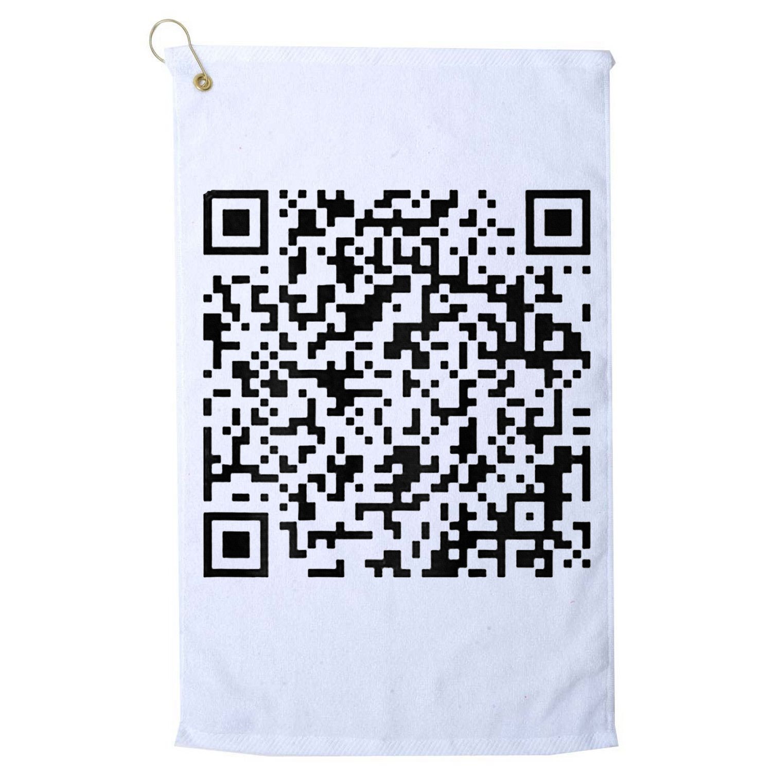 Funny Qr President Trump 4547 Trump Dancing Code Golf Towel