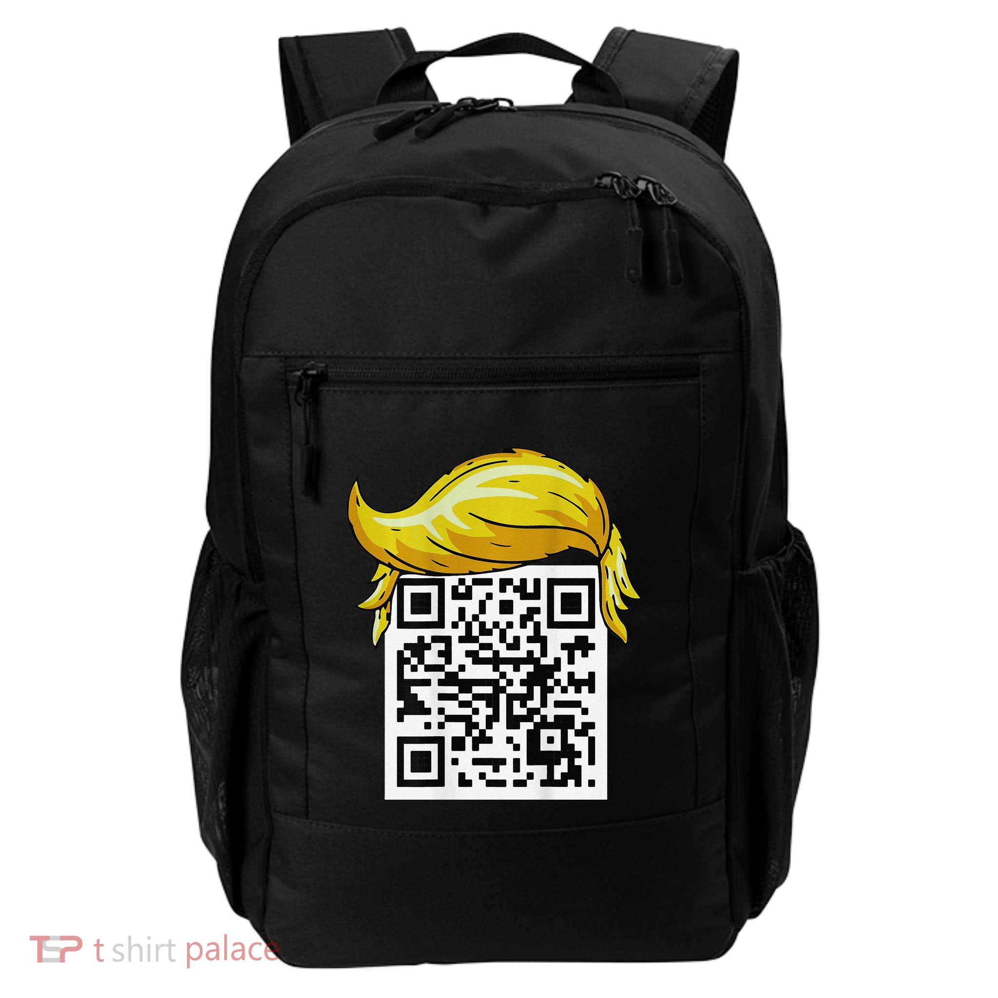 Funny Qr President Trump 4547trump Dancing Code Back Daily Commute Backpack