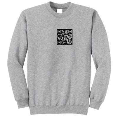 Funny Qr President Trump 45/47 Trump Dancing Code Tall Sweatshirt