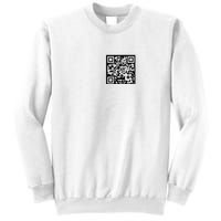 Funny Qr President Trump 45/47 Trump Dancing Code Sweatshirt