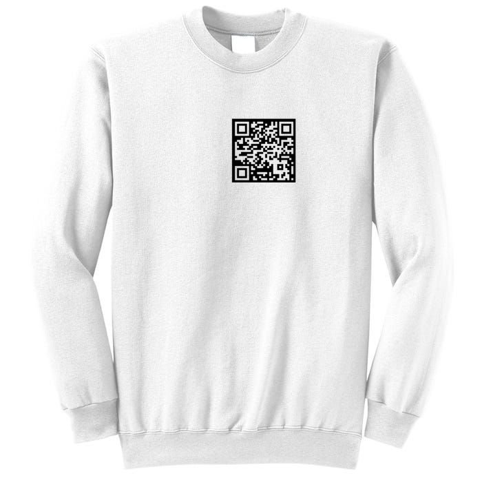 Funny Qr President Trump 45/47 Trump Dancing Code Sweatshirt