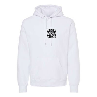 Funny Qr President Trump 45/47 Trump Dancing Code Premium Hoodie