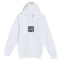 Funny Qr President Trump 45/47 Trump Dancing Code Premium Pullover Hoodie