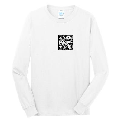 Funny Qr President Trump 45/47 Trump Dancing Code Tall Long Sleeve T-Shirt