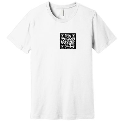 Funny Qr President Trump 45/47 Trump Dancing Code Premium T-Shirt