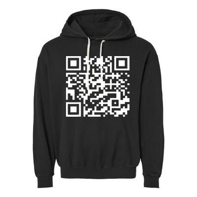 Funny Qr President Trump 45 47 Trump Dancing Code Garment-Dyed Fleece Hoodie