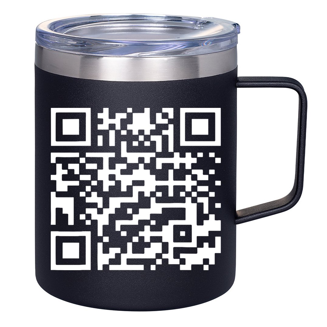 Funny Qr President Trump 45 47 Trump Dancing Code 12oz Stainless Steel Coffee Mug