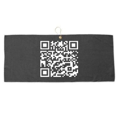 Funny Qr President Trump 45 47 Trump Dancing Code Large Microfiber Waffle Golf Towel