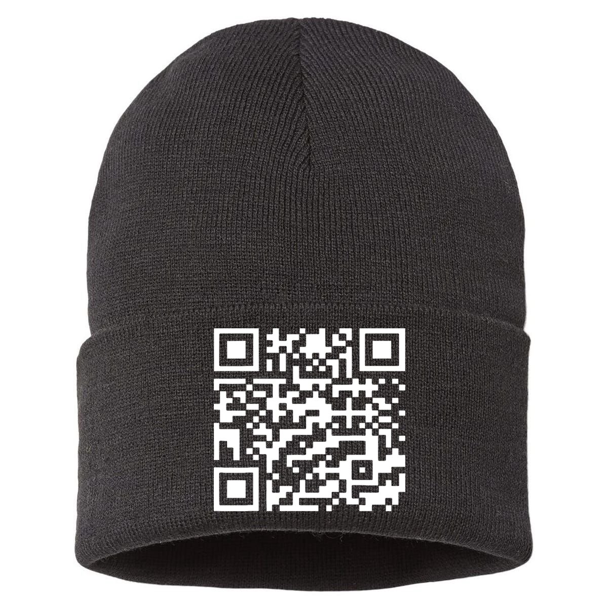 Funny Qr President Trump 45 47 Trump Dancing Code Sustainable Knit Beanie